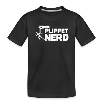 Marionnette de nerds de marionnettes - T-shirt bio Premium Enfant - noir - Devant