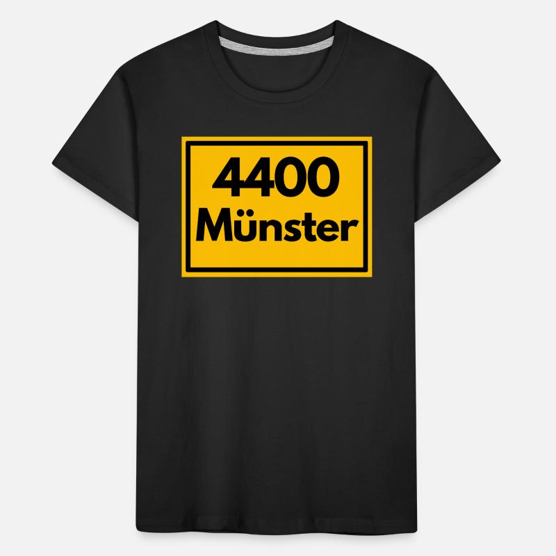 ANCIEN CODE POSTAL RETRO 4400 MÜNSTER BIKESTADT T-shirt bio Premium Enfant