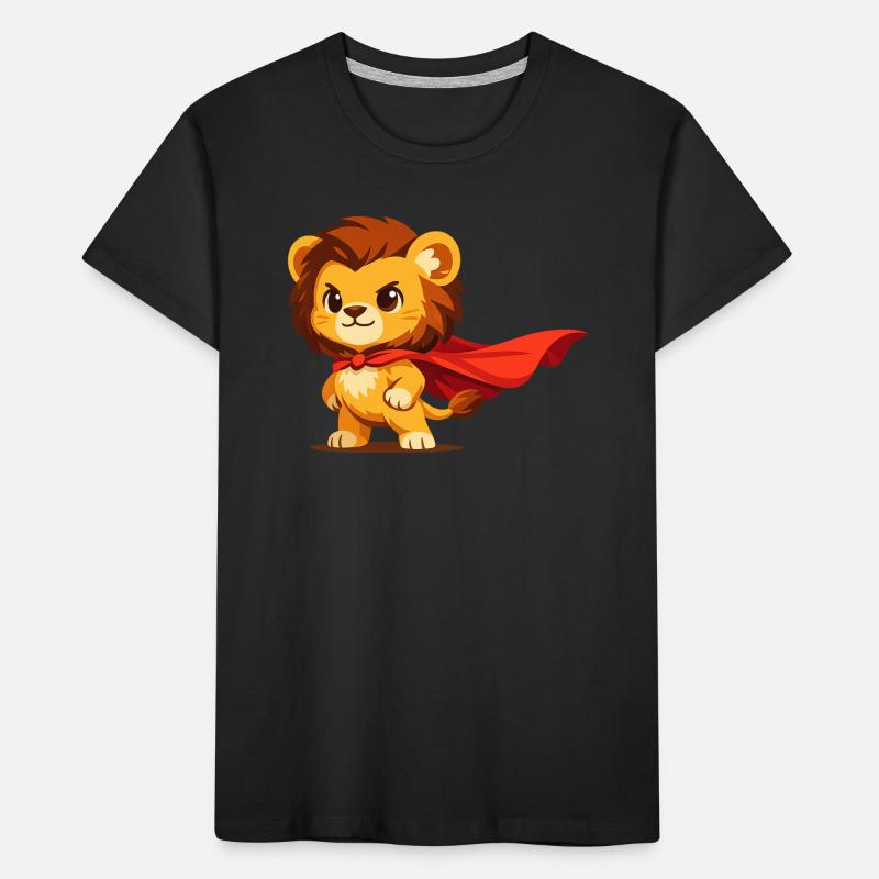 Miniheld Löwe – Kleiner Superlöwe Kinder Premium Bio T-Shirt
