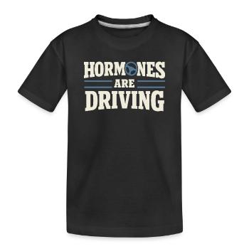 Périménopause Humour Périménopause - T-shirt bio Premium Enfant - noir - Devant