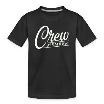 membre d’équipage - T-shirt bio Premium Enfant - noir - Devant