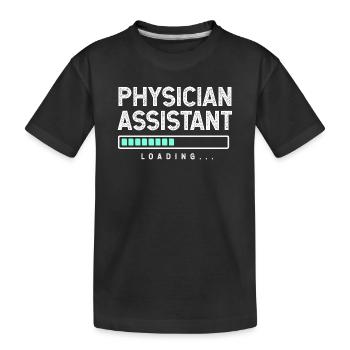 Assistant médical infirmier MFA PA - T-shirt bio Premium Enfant - noir - Devant