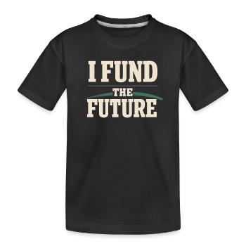 Angel Investor Venture Capital Startup-investor - Kids' Premium Organic T-Shirt - black - Front