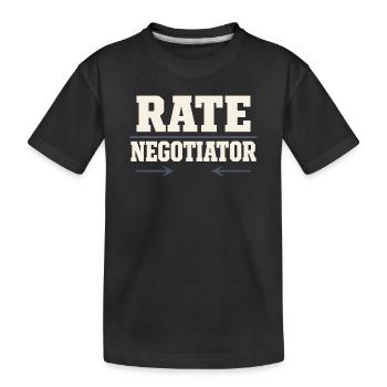 Mortgage Brokers, Loan Officers, - Kids' Premium Organic T-Shirt - black - Front