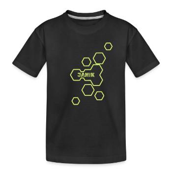 Style Janik - Kids' Premium Organic T-Shirt - black - Front