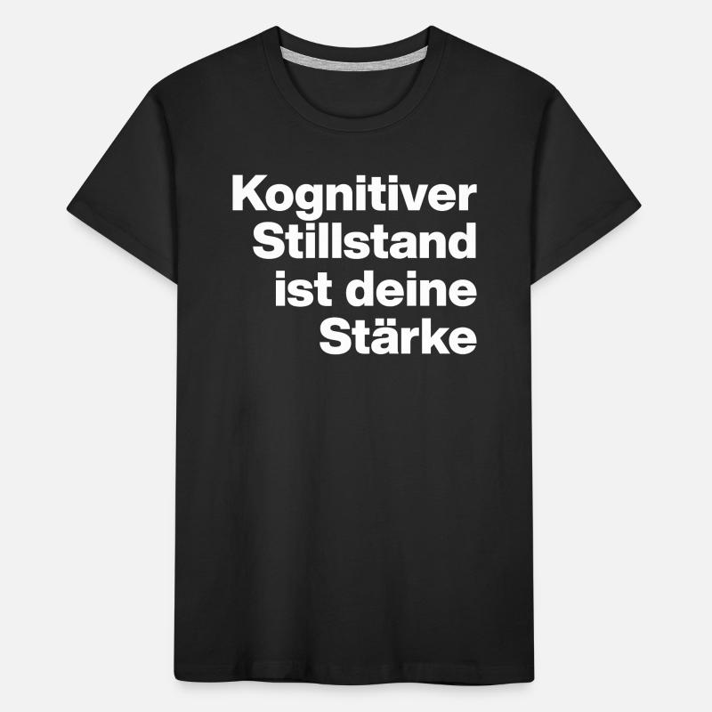 COGNITIVE STANDSTILL IS YOUR STRENGTH. SARKASMU Kids' Premium Organic T-Shirt