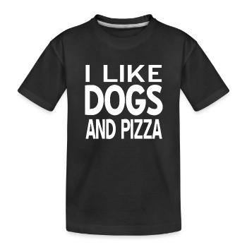 canine - T-shirt bio Premium Enfant - noir - Devant