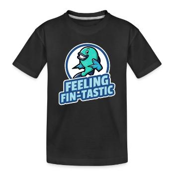 Sensation de fin-tastique - T-shirt bio Premium Enfant - noir - Devant