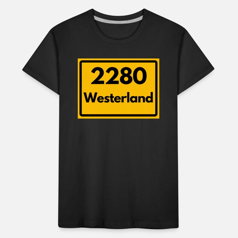 ANCIEN CODE POSTAL RETRO 2280 WESTERLAND – SYLT T-shirt bio Premium Enfant