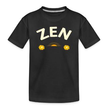 ZEN - T-shirt bio Premium Enfant - noir - Devant