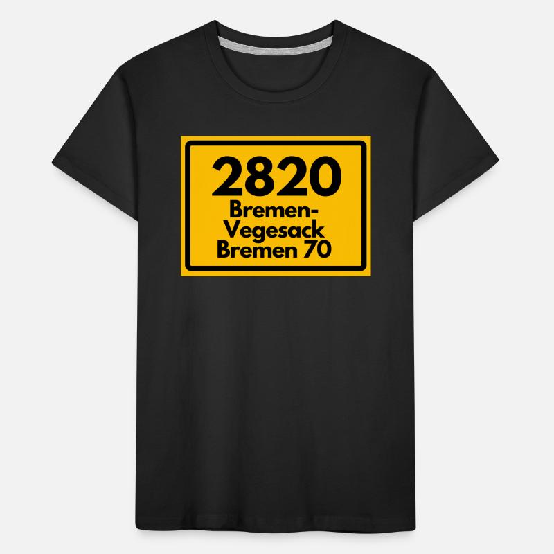 OLD POSTCODE ZIP CODE RETRO 2820 BREMEN VEGESACK! Kids' Premium Organic T-Shirt
