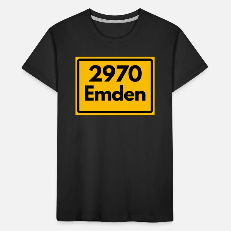 ALTE POSTLEITZAHL PLZ RETRO ⚓ 2970 Emden Moin moin Kinder Premium Bio T-Shirt
