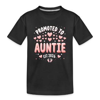 Tante 2026 Tante 2026 Promue Tante 2026 - T-shirt bio Premium Enfant - noir - Devant