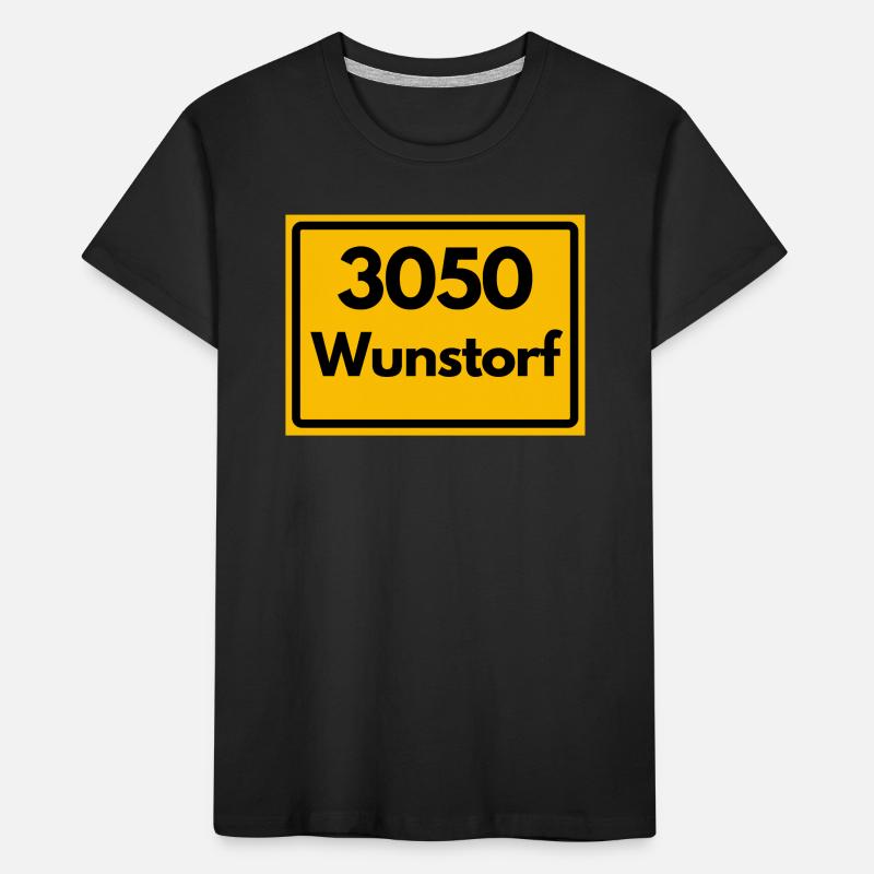 OLD POSTCODE POSTCODE RETRO 3050 WUNSTORF Kids' Premium Organic T-Shirt