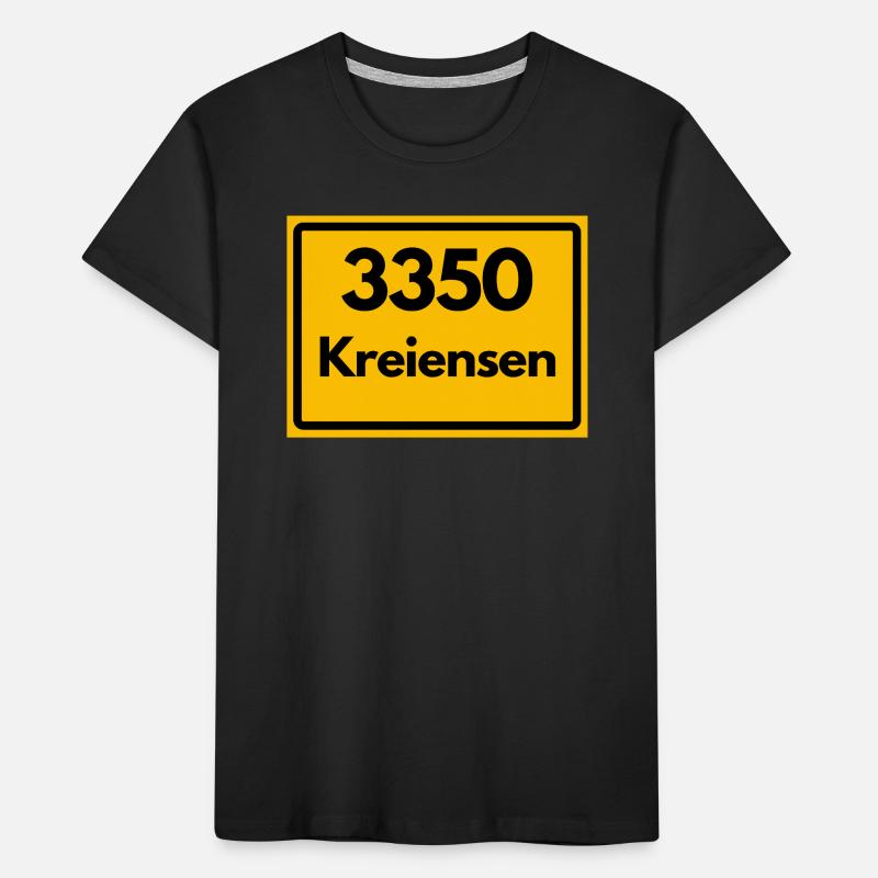 OLD POSTCODE POSTCODE RETRO 3350 KREIENSEN Kids' Premium Organic T-Shirt