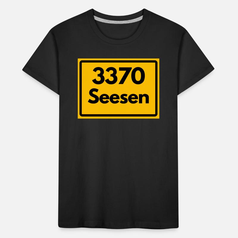 OLD POSTCODE POSTCODE RETRO 3370 SEESEN HARZ Kids' Premium Organic T-Shirt