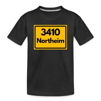 ANCIEN CODE POSTAL RETRO 3410 NORTHEIM FACHWERK - T-shirt bio Premium Enfant - noir - Devant