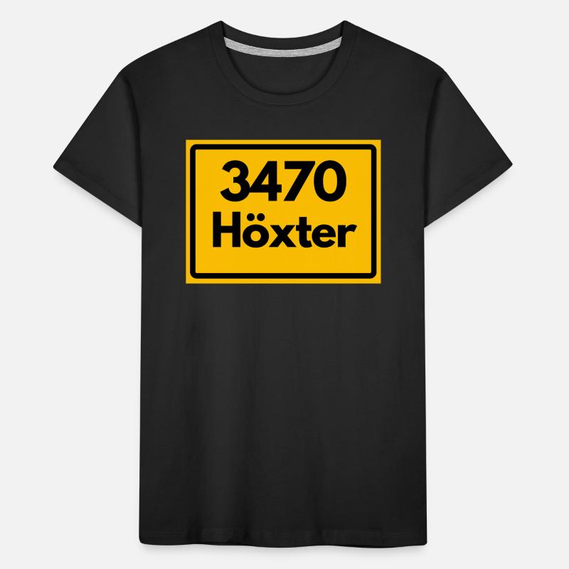 ANCIEN CODE POSTAL RETRO 3470 HÖXTER WESERHOCH T-shirt bio Premium Enfant