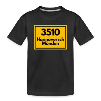 ANCIEN CODE POSTAL 3510 HANNOVERSCH MÜNDEN HANN - T-shirt bio Premium Enfant - noir - Devant