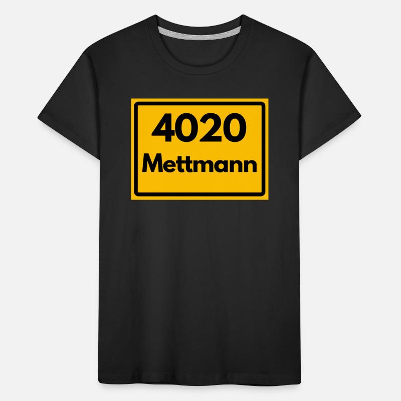 OLD POSTCODE POSTCODE RETRO 4020 METTMANN Kids' Premium Organic T-Shirt