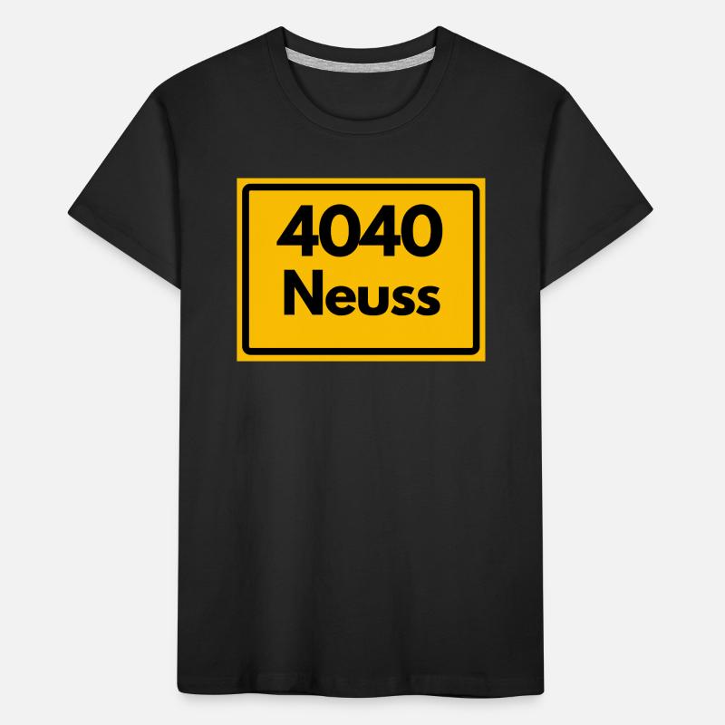 OLD POSTCODE POSTCODE RETRO 4040 CITY NEUSS Kids' Premium Organic T-Shirt