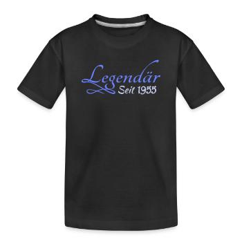 Heldin 1955 - Kinder Premium Bio T-Shirt - Schwarz - Vorne