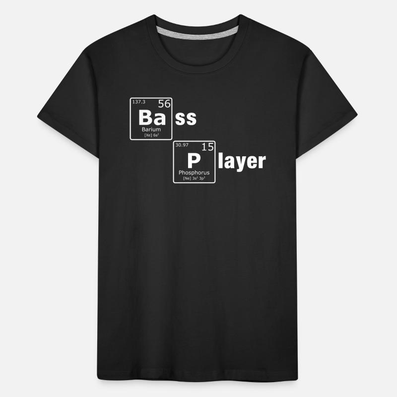 Bass Player PSE Periodic Table Elements Nerd Kids' Premium Organic T-Shirt