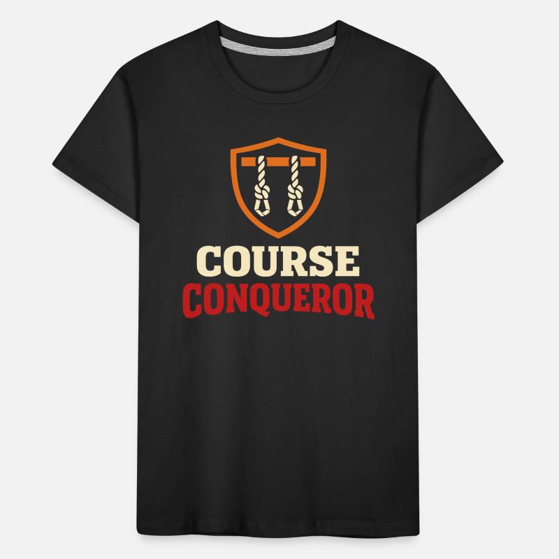Parcours d’obstacles Course d’obstacles OCR T-shirt bio Premium Enfant