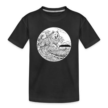 Eurasier | Vague Douce - T-shirt bio Premium Enfant - noir - Devant