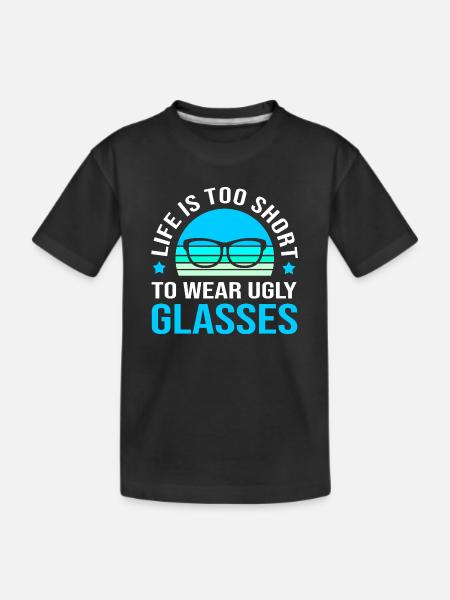 Optiker Augenarzt Optik - Kinder Premium Bio T-Shirt - Schwarz