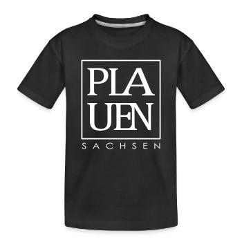 Plauen - Saxe - T-shirt bio Premium Enfant - noir - Devant
