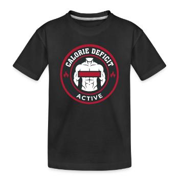 Pruning season with reduced calorie deficit - Kids' Premium Organic T-Shirt - black - Front