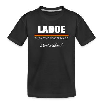 Laboe - T-shirt bio Premium Enfant - noir - Devant