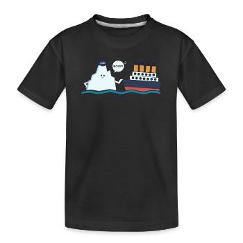Titanic Comique Titanic et parodie Ic-eberg Boop - T-shirt bio Premium Enfant - noir - Devant