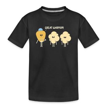 Lustiges Fitnessstudio-Workout, Fitnesstrainer, Fitnesstrainer, Sport - Kinder Premium Bio T-Shirt - Schwarz - Vorne