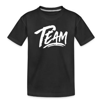 Équipe - T-shirt bio Premium Enfant - noir - Devant