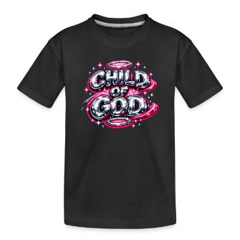 Child Of God Streetwear Vintage - T-shirt bio Premium Enfant - noir - Devant