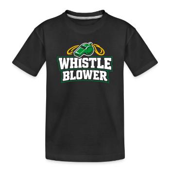 Fußballtraining Jugend-sport-trainer - Kinder Premium Bio T-Shirt - Schwarz - Vorne