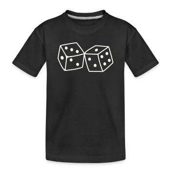 Cubes - T-shirt bio Premium Enfant - noir - Devant