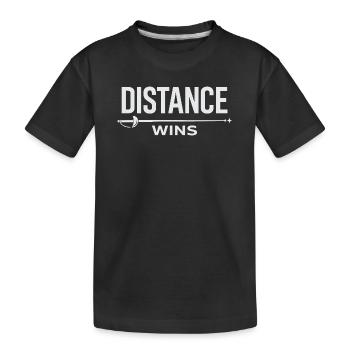 Escrime Escrime Athlète Sports d’escrime - T-shirt bio Premium Enfant - noir - Devant
