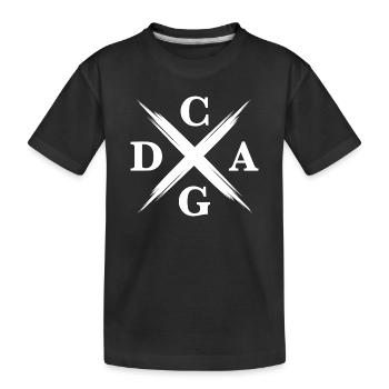 CGDA Alto, alto, accordage d’alto, musicien de cordes - T-shirt bio Premium Enfant - noir - Devant