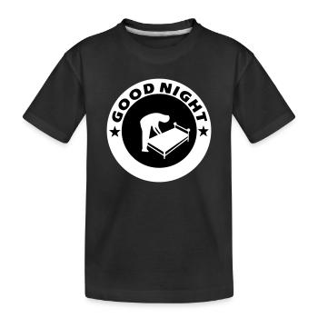Bonne nuit Bonne nuit - T-shirt bio Premium Enfant - noir - Devant