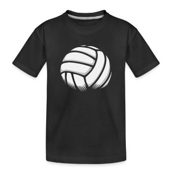 Volleyball Beach Volleyball Volleyball Ball - Kids' Premium Organic T-Shirt - black - Front