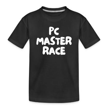 Race Maître PC - T-shirt bio Premium Enfant - noir - Devant