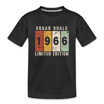 Anniversary 1966 - 60 years - Kids' Premium Organic T-Shirt - black - Front