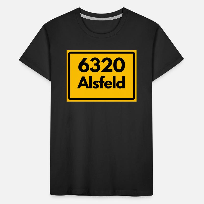 OLD POSTCODE POSTCODE RETRO 6320 ALSFELD – RATHAUS Kids' Premium Organic T-Shirt