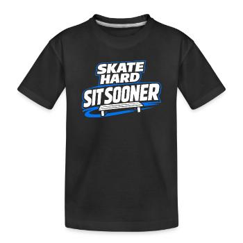 Ligue de la Bière Hockey Humour des joueurs drôles de hockey - T-shirt bio Premium Enfant - noir - Devant
