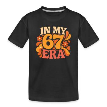 Dans mon anniversaire d’humour italien de cerveau pourri de l’ère 67 - T-shirt bio Premium Enfant - noir - Devant