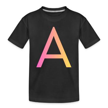 A - T-shirt bio Premium Enfant - noir - Devant