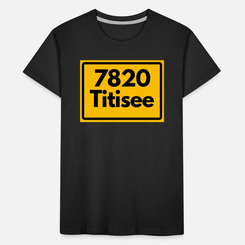 OLD POSTCODE POSTCODE RETRO 7820 TITISEE HEIMAT Kids' Premium Organic T-Shirt